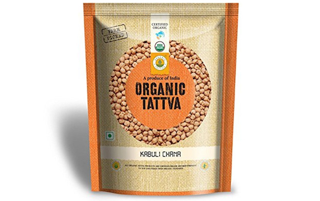 Organic Tattva Kabuli Chana    Pack  500 grams